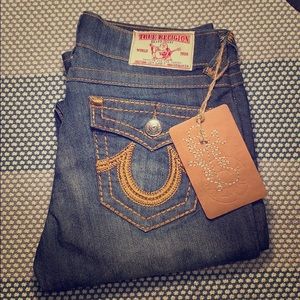 True Religion—Dark blue Jeans